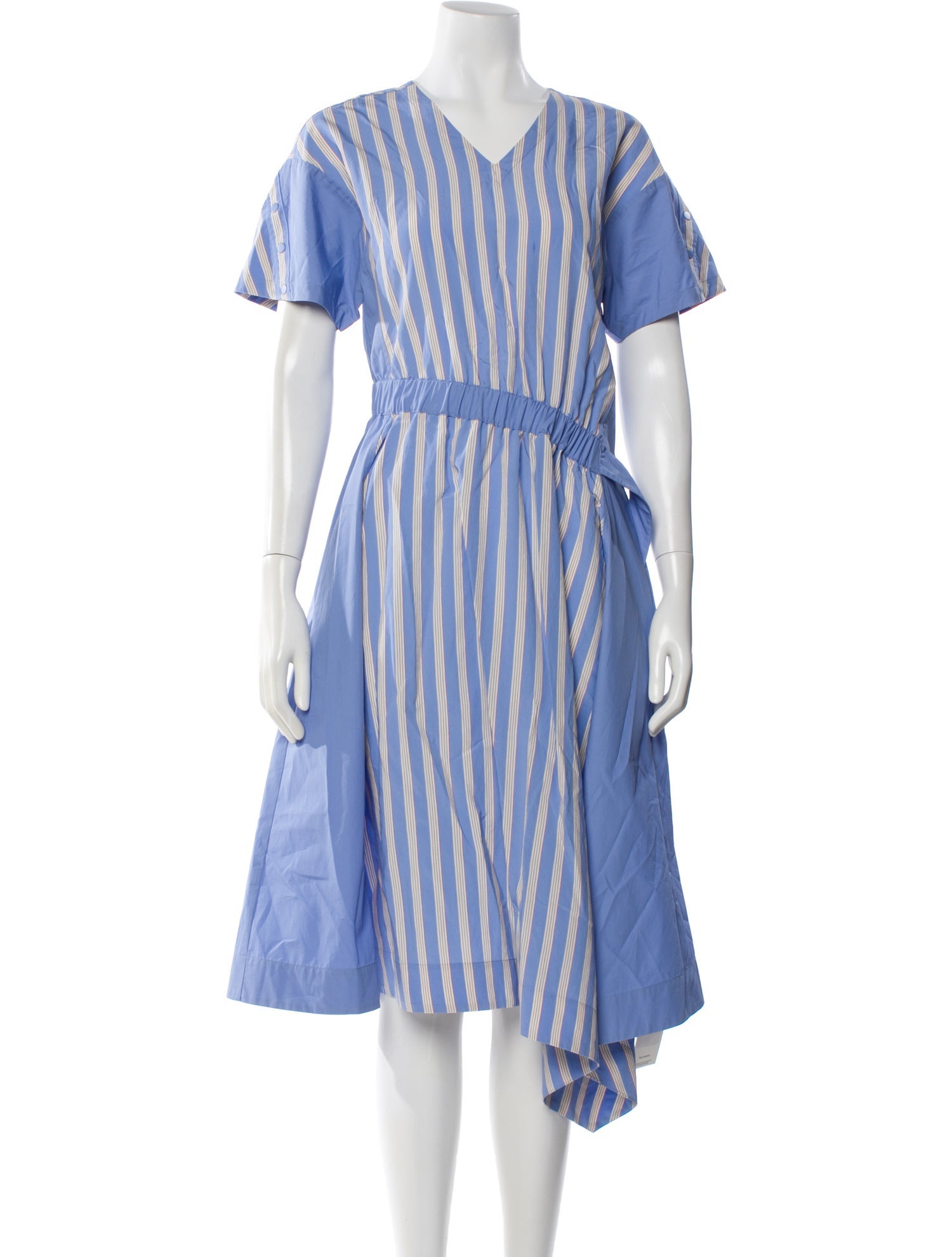 3.1 Phillip Lim Striped Midi Length Dress