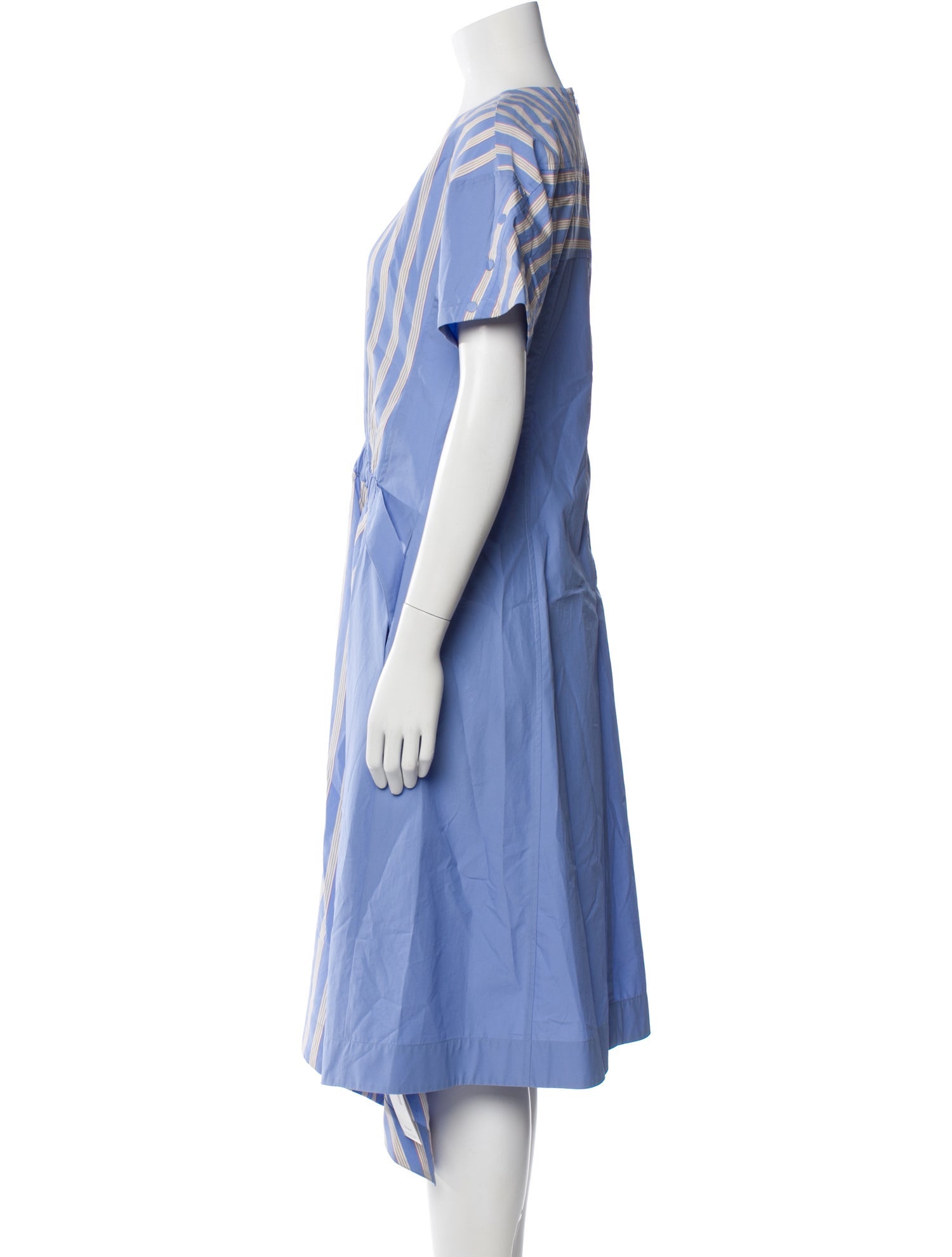 3.1 Phillip Lim Striped Midi Length Dress