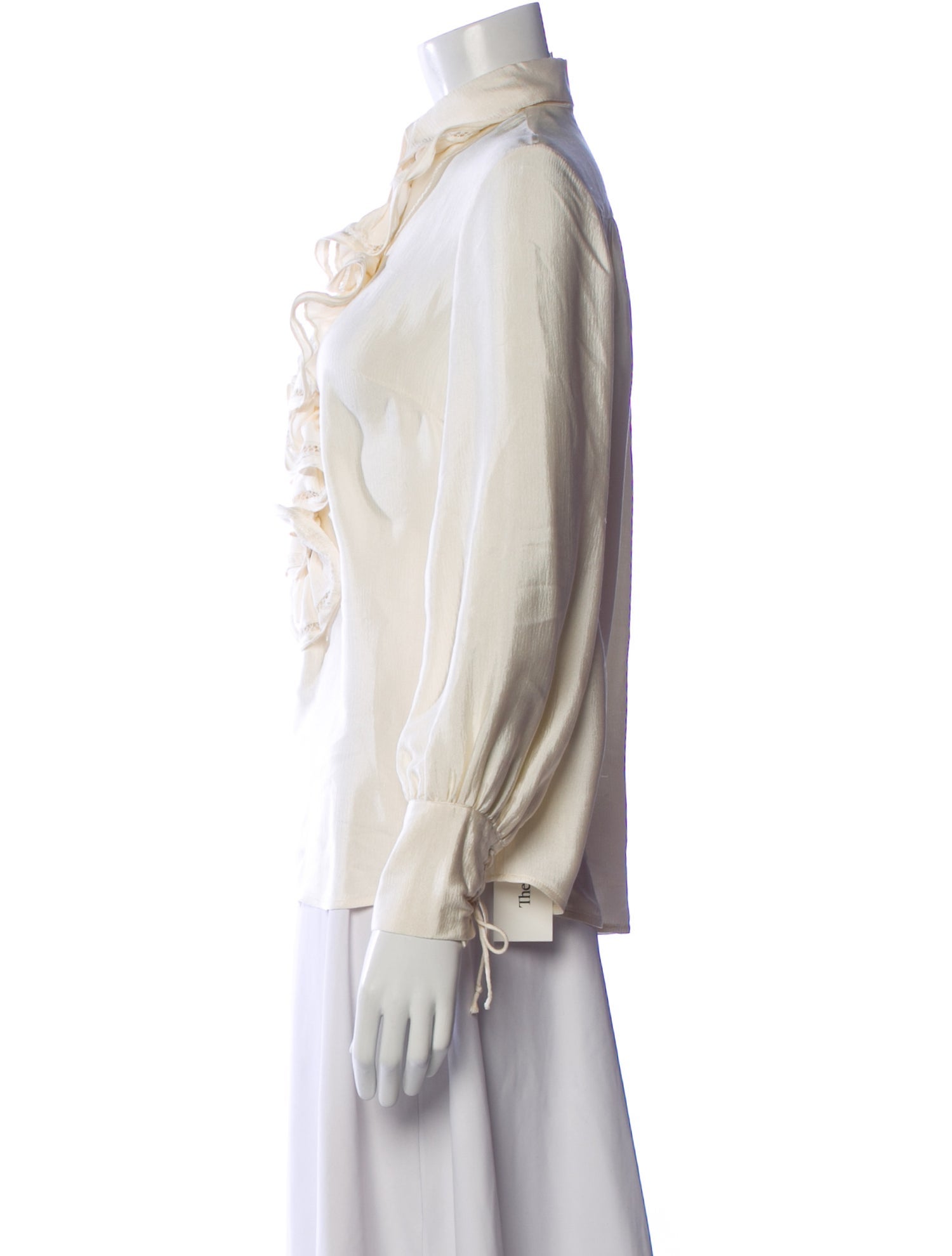 3.1 Phillip Lim Silk Long Sleeve Blouse