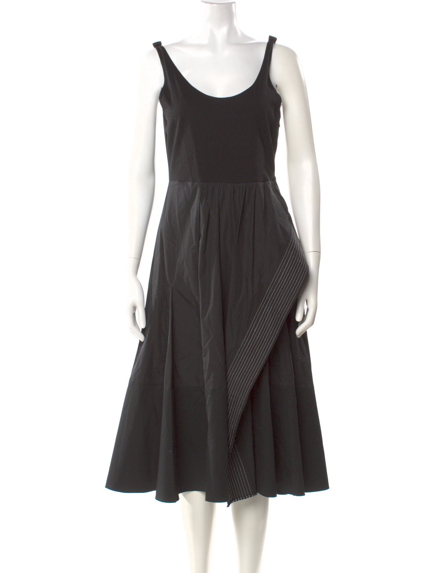 3.1 Phillip Lim Scoop Neck Midi Length Dress