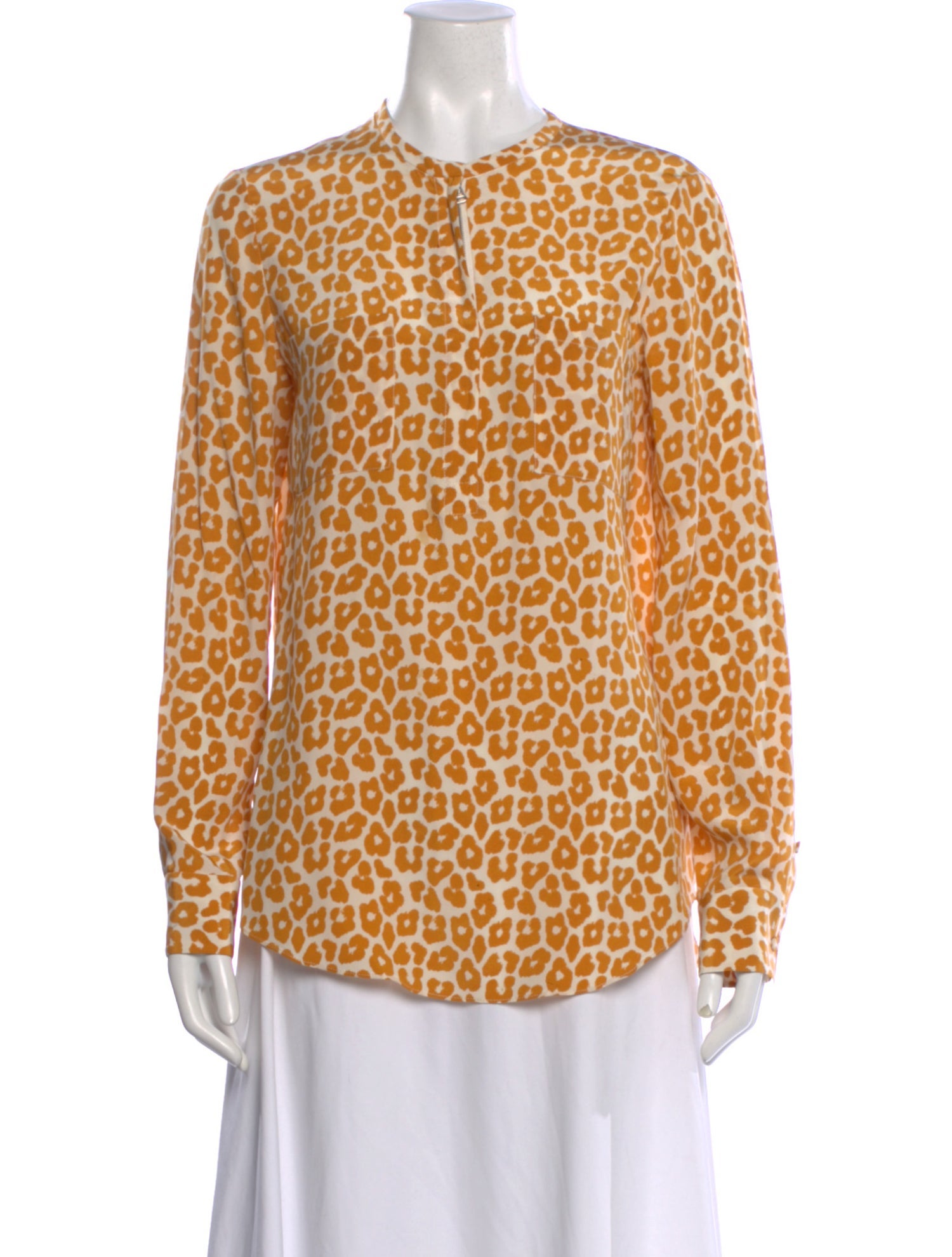 3.1 Phillip Lim Silk Animal Print Blouse