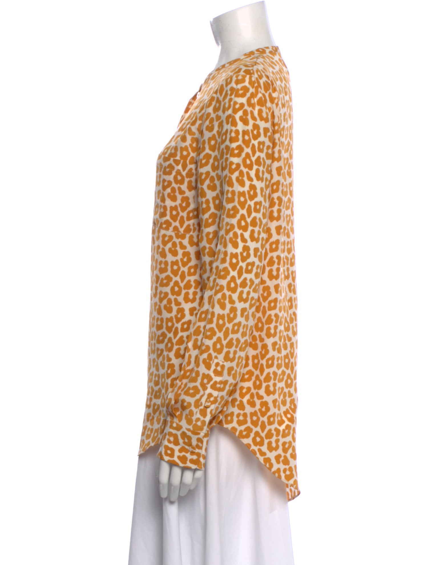 3.1 Phillip Lim Silk Animal Print Blouse