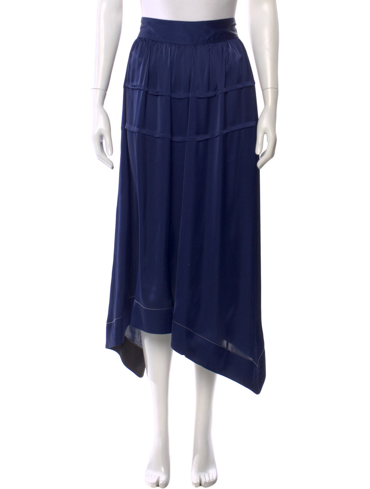 3.1 Phillip Lim Ruffle Embellishment Midi Length Skirt