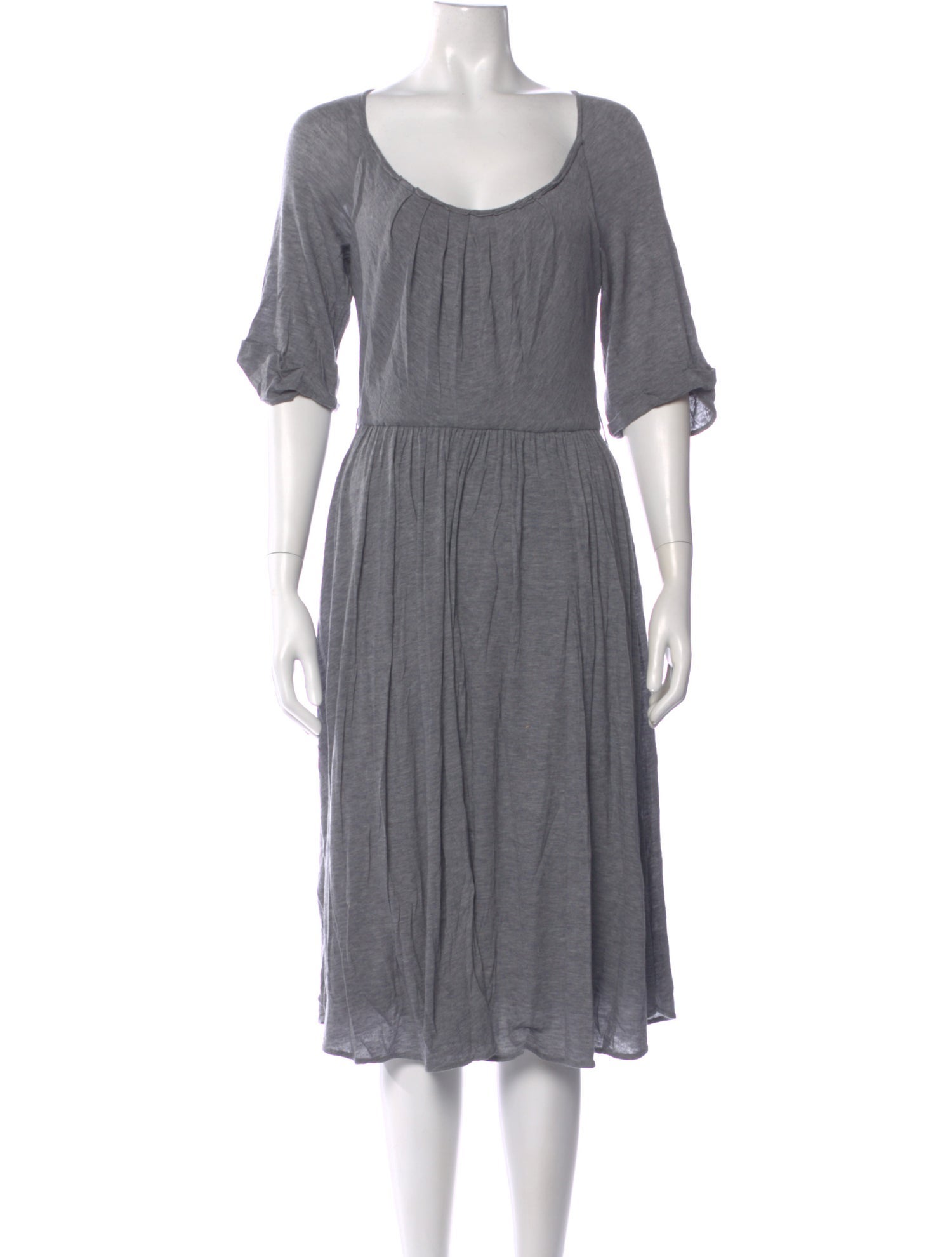 3.1 Phillip Lim Scoop Neck Midi Length Dress