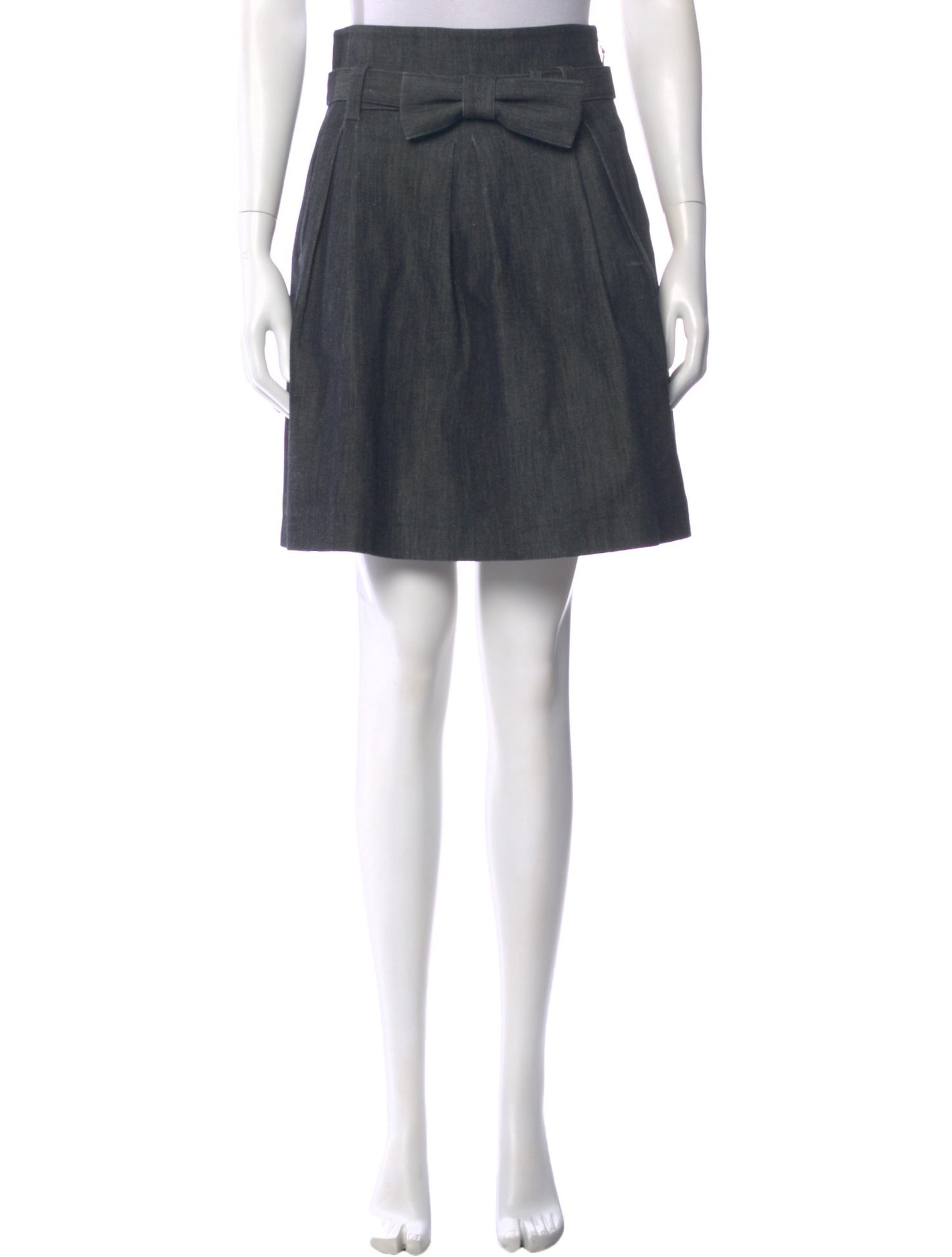 3.1 Phillip Lim Pleated Accents Knee-Length Skirt