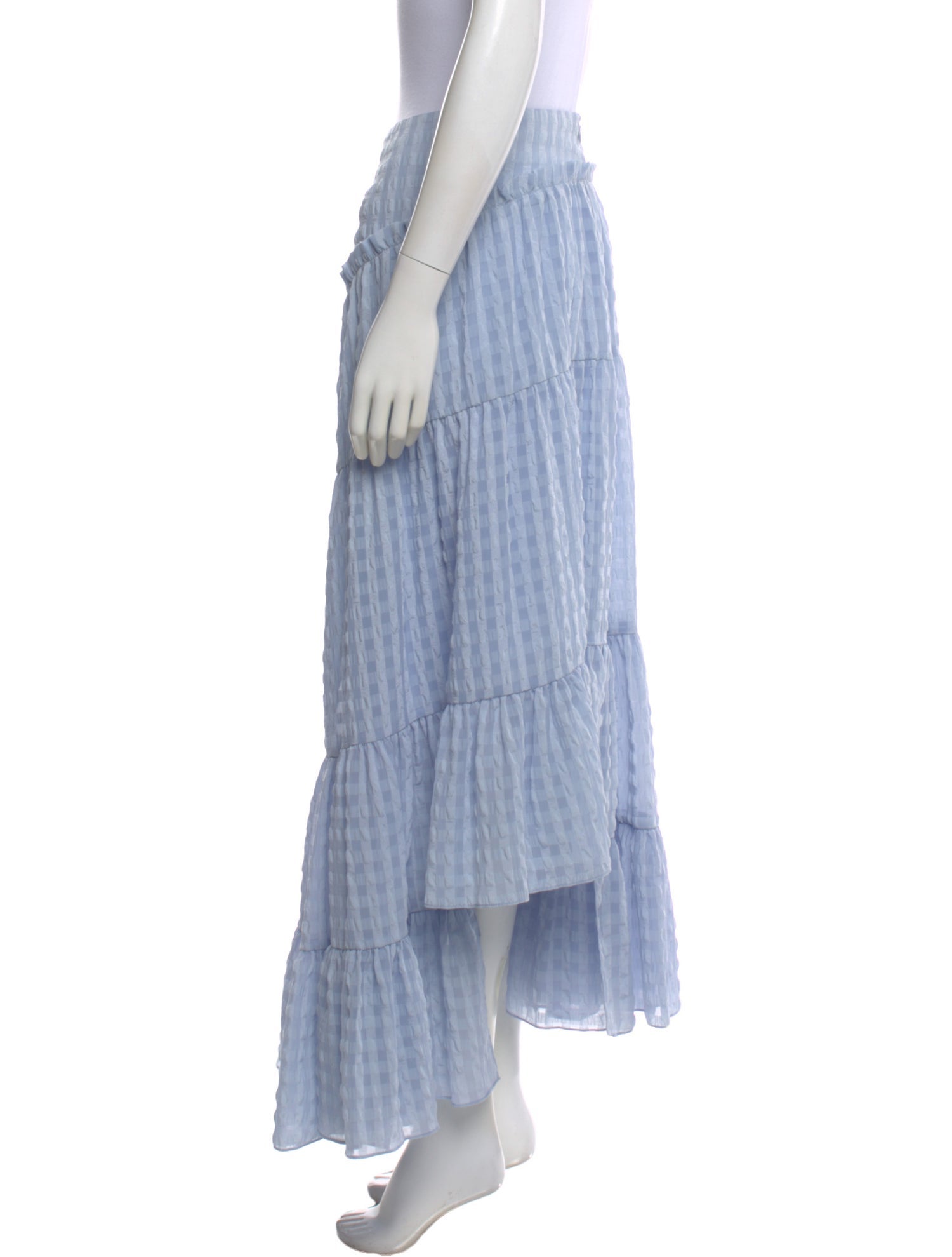 3.1 Phillip Lim Plaid Print Long Skirt