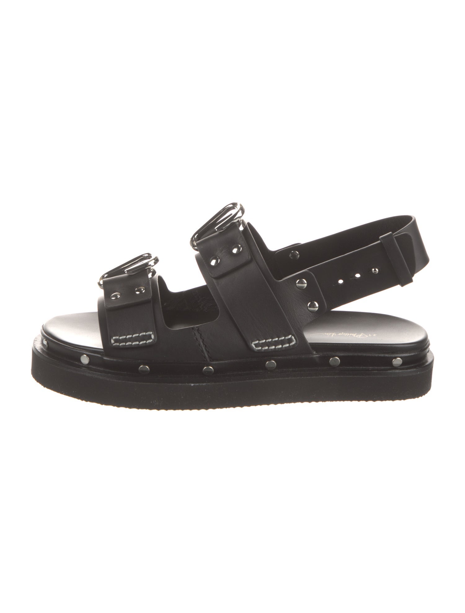 3.1 Phillip Lim Leather Slingback Sandals