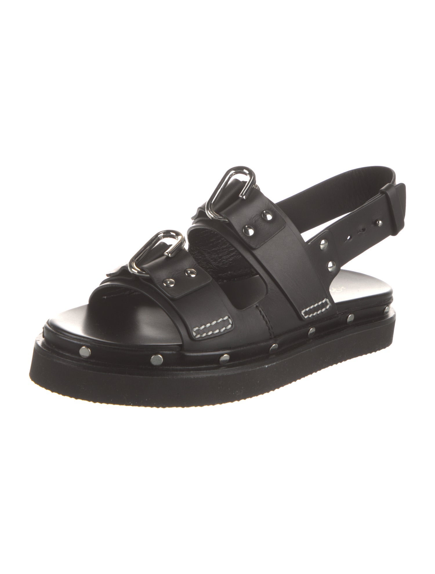 3.1 Phillip Lim Leather Slingback Sandals