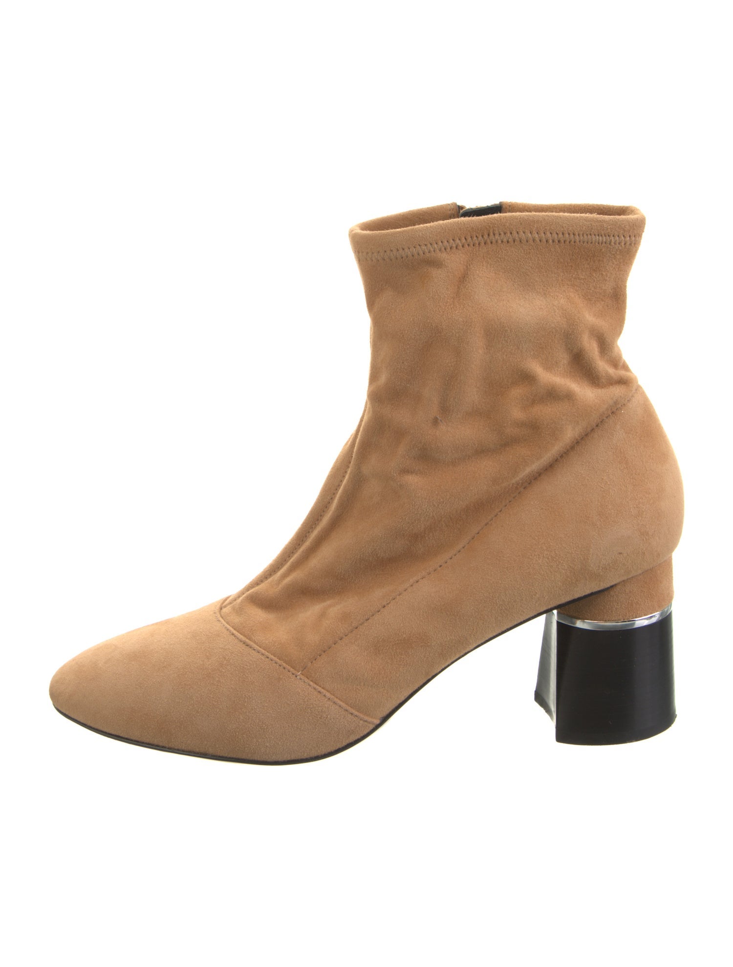 3.1 Phillip Lim Suede Colorblock Pattern Sock Boots