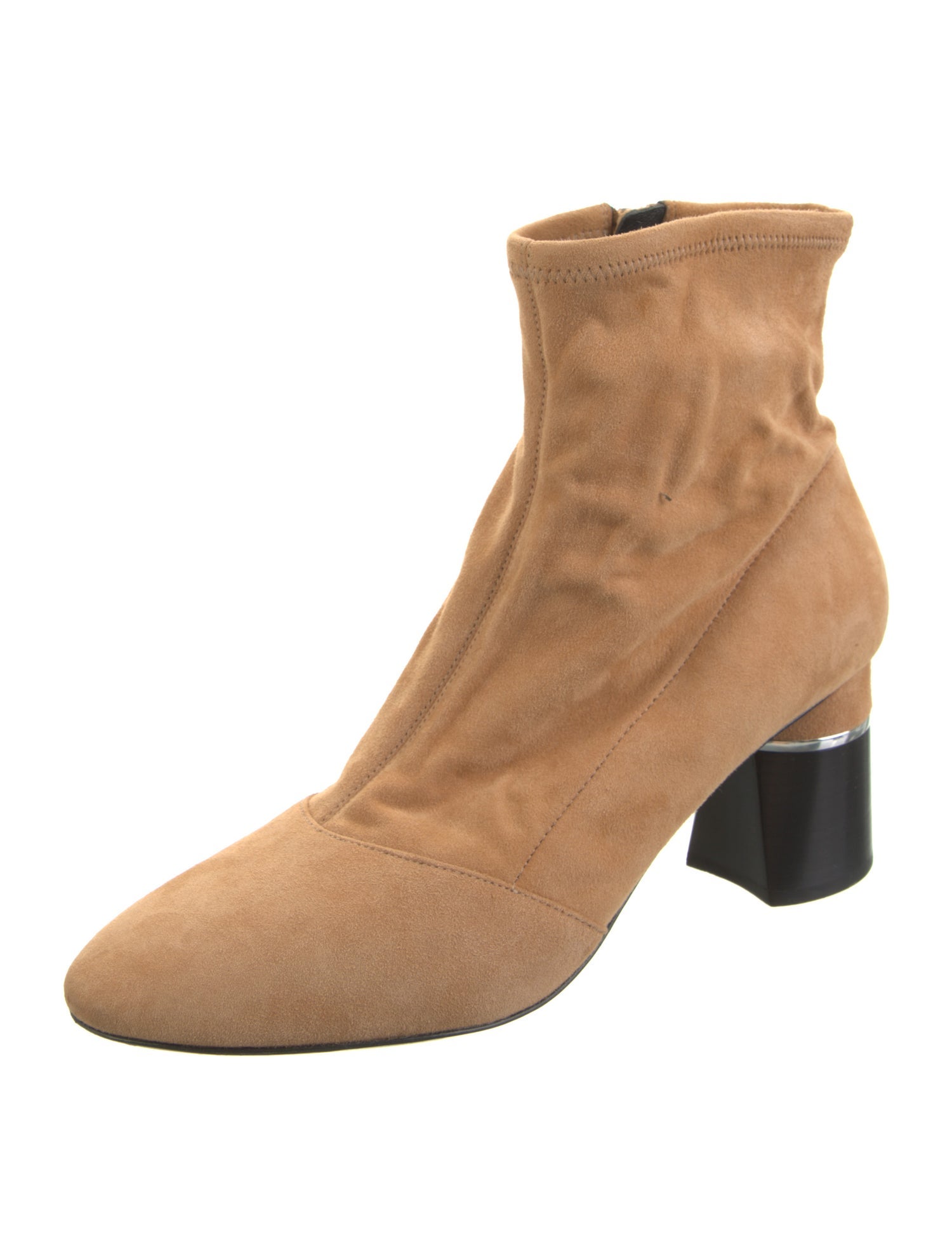 3.1 Phillip Lim Suede Colorblock Pattern Sock Boots