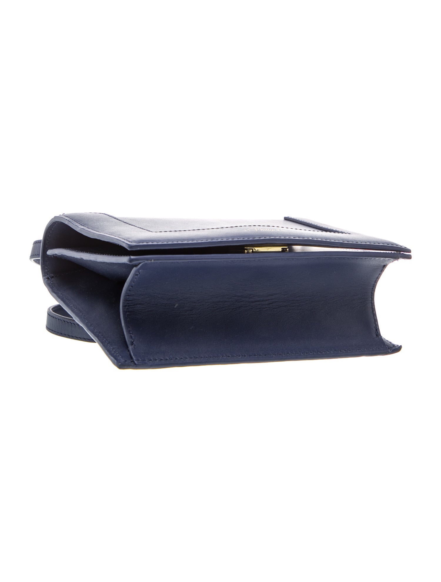 3.1 Phillip Lim Leather Shoulder Bag - Blue Shoulder Bags