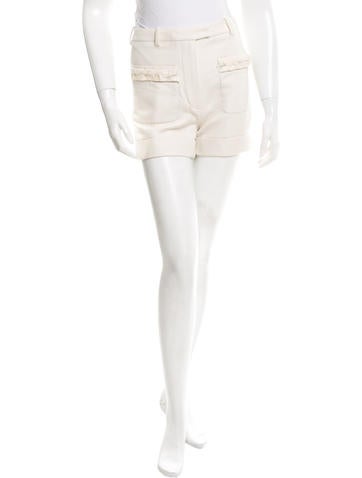 3.1 Phillip Lim Fringe-Accented Mini Shorts