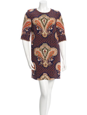 3.1 Phillip Lim Abstract Print Bead-Embellished Dress