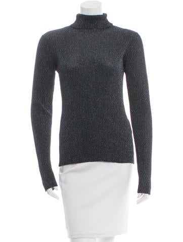 3.1 Phillip Lim Long Sleeve Metallic Top