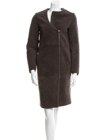 3.1 Phillip Lim Fur Knee-Length Coat