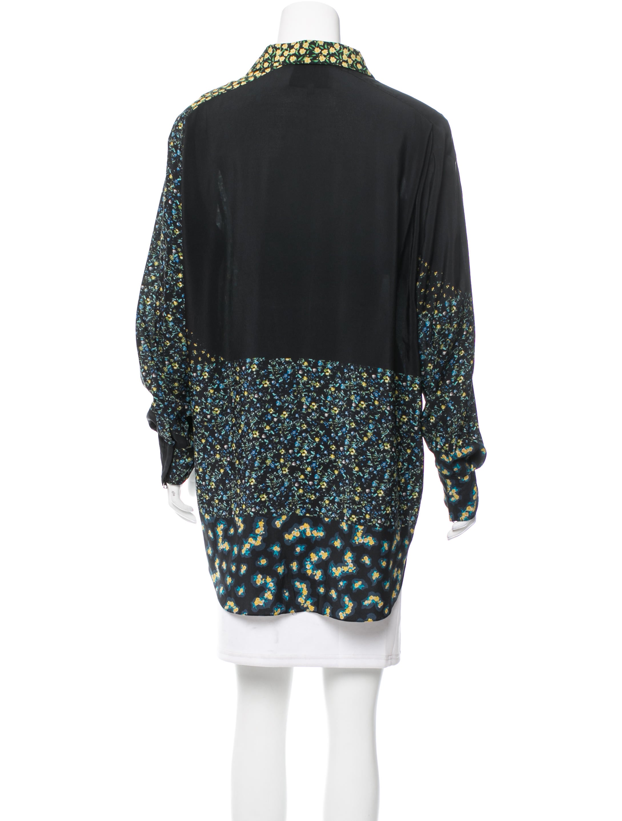 3.1 Phillip Lim Silk Printed Top Clothing W31PH39743 The RealReal