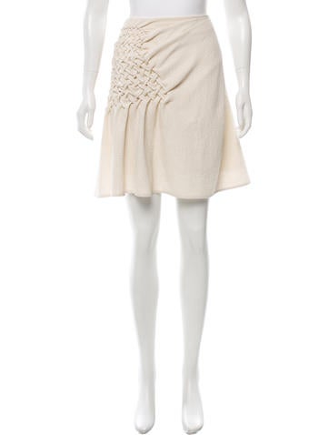 3.1 Phillip Lim Textured Flared Skirt