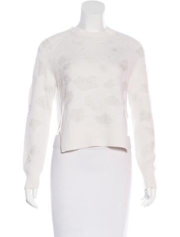 3.1 Phillip Lim Distressed Cropped Sweater