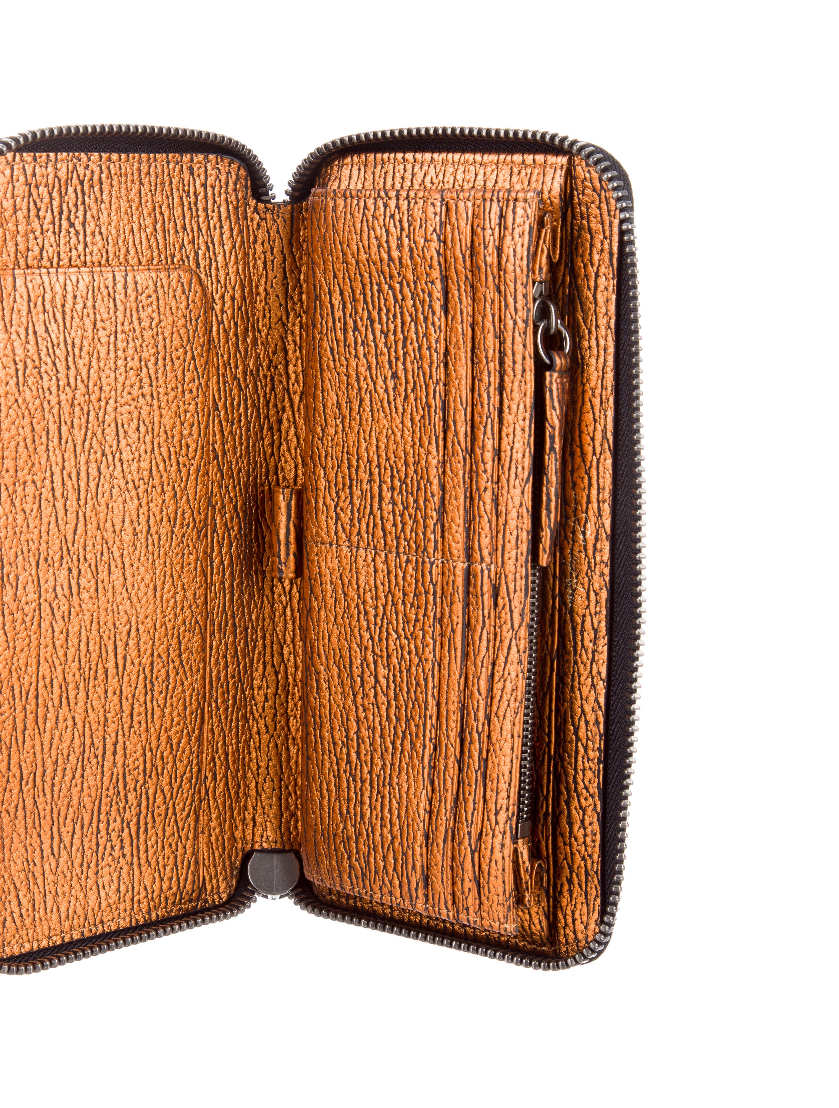 3.1 Phillip Lim Metallic Leather Wallet Accessories W31PH46294