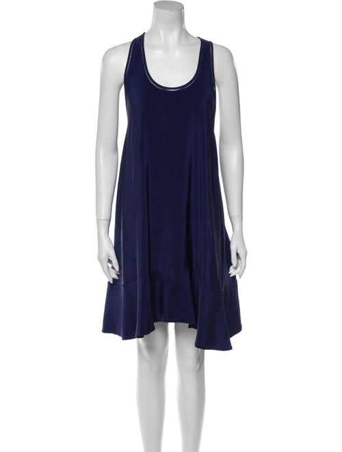 3.1 Phillip Lim Silk Shift Dress Indigo