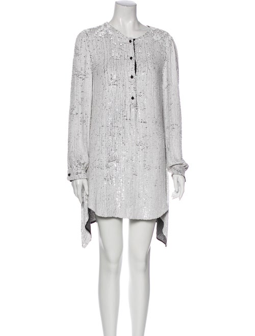 3.1 Phillip Lim Silk Knee-Length Dress White