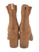 Silent Damir Doma Suede Whipstitch Trim Sock Boots