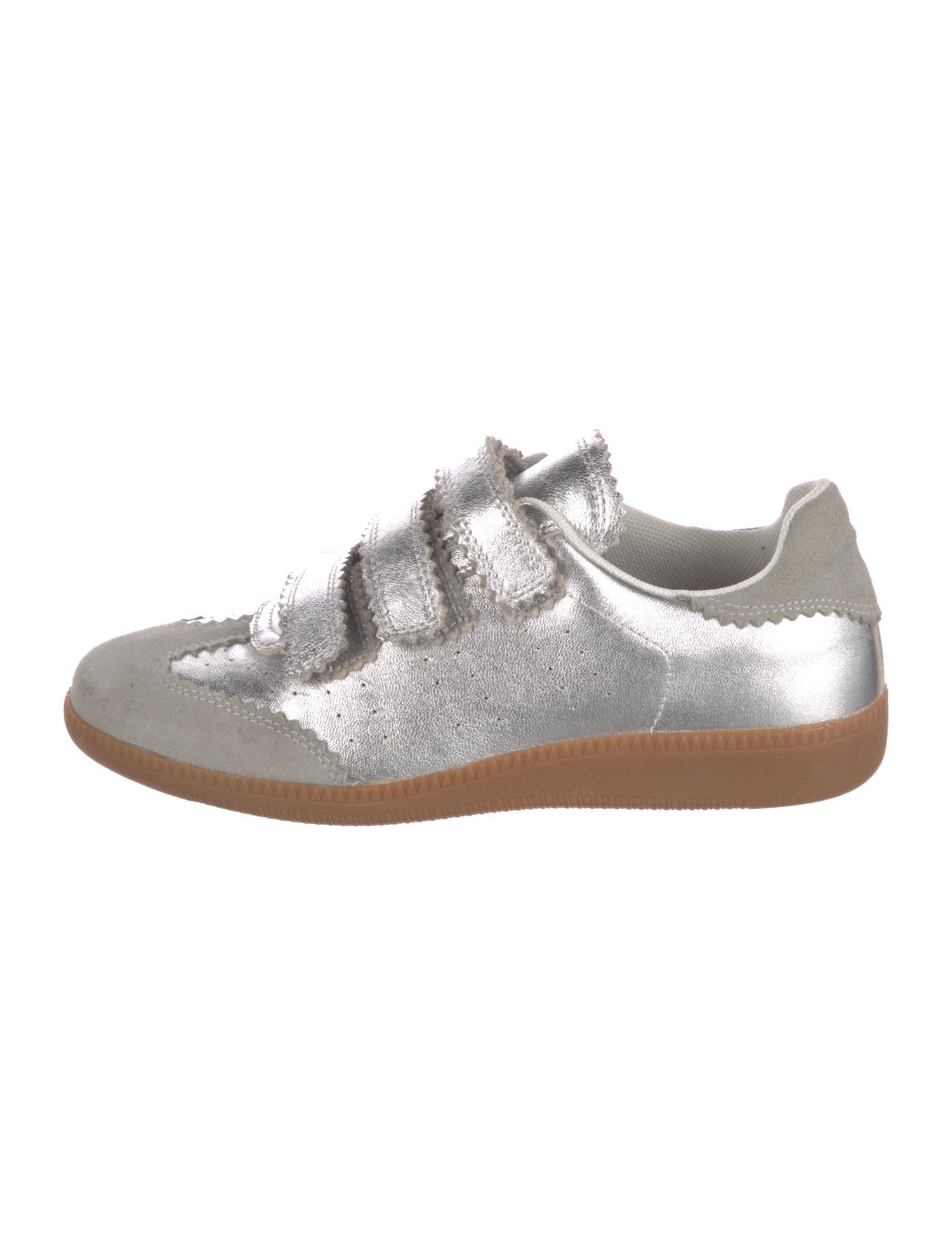 Silent Damir Doma Leather Glitter Accents Sneakers