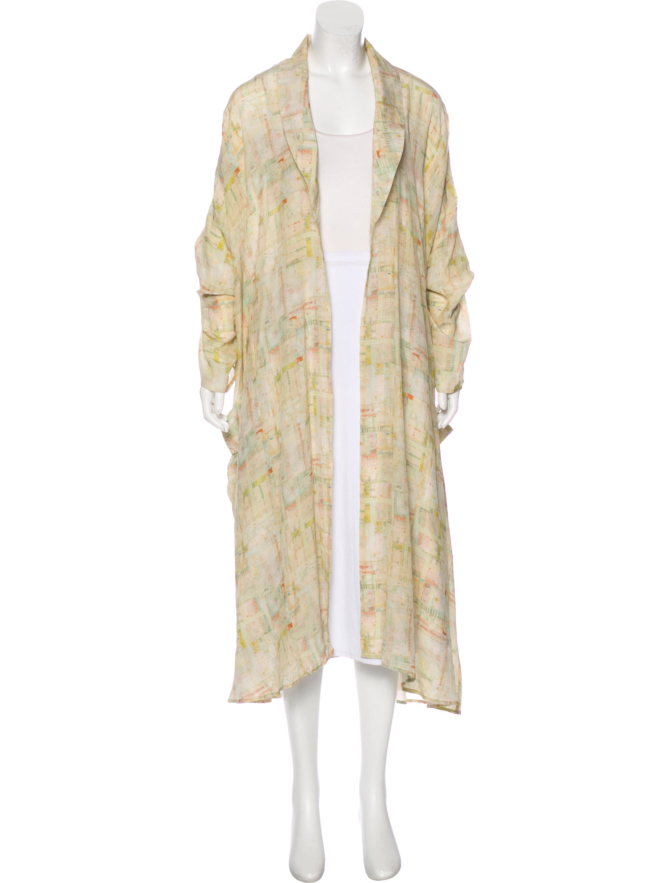 Mes Demoiselles Printed Silk Duster