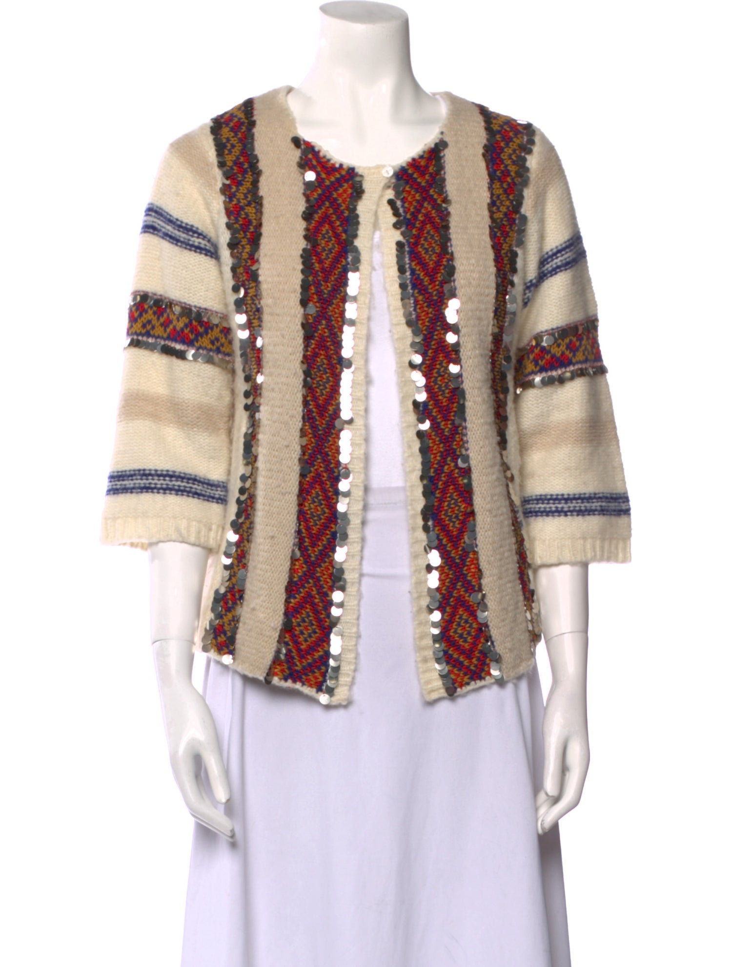 Mes Demoiselles Wool Striped Sweater