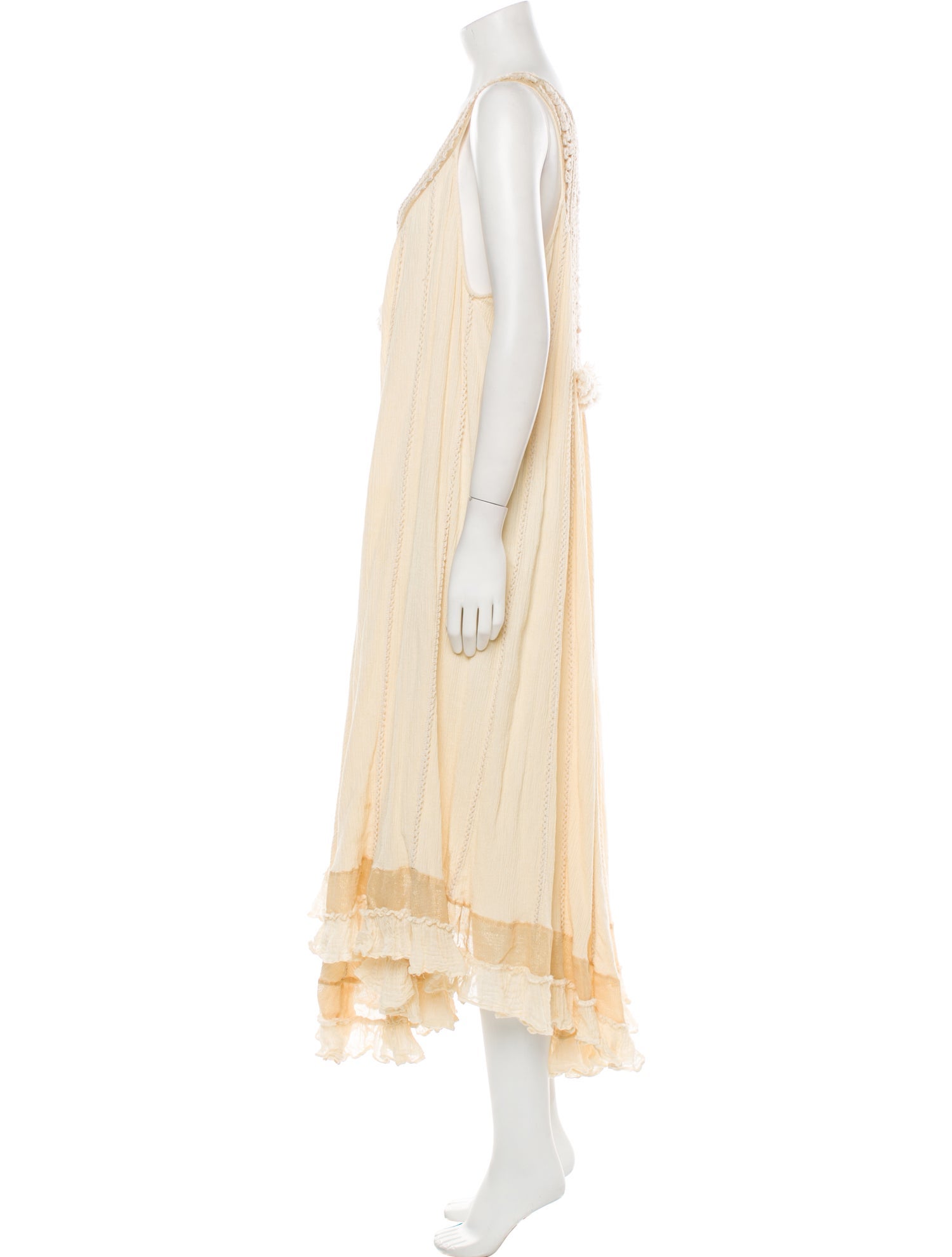 Mes Demoiselles V-Neck Midi Length Dress