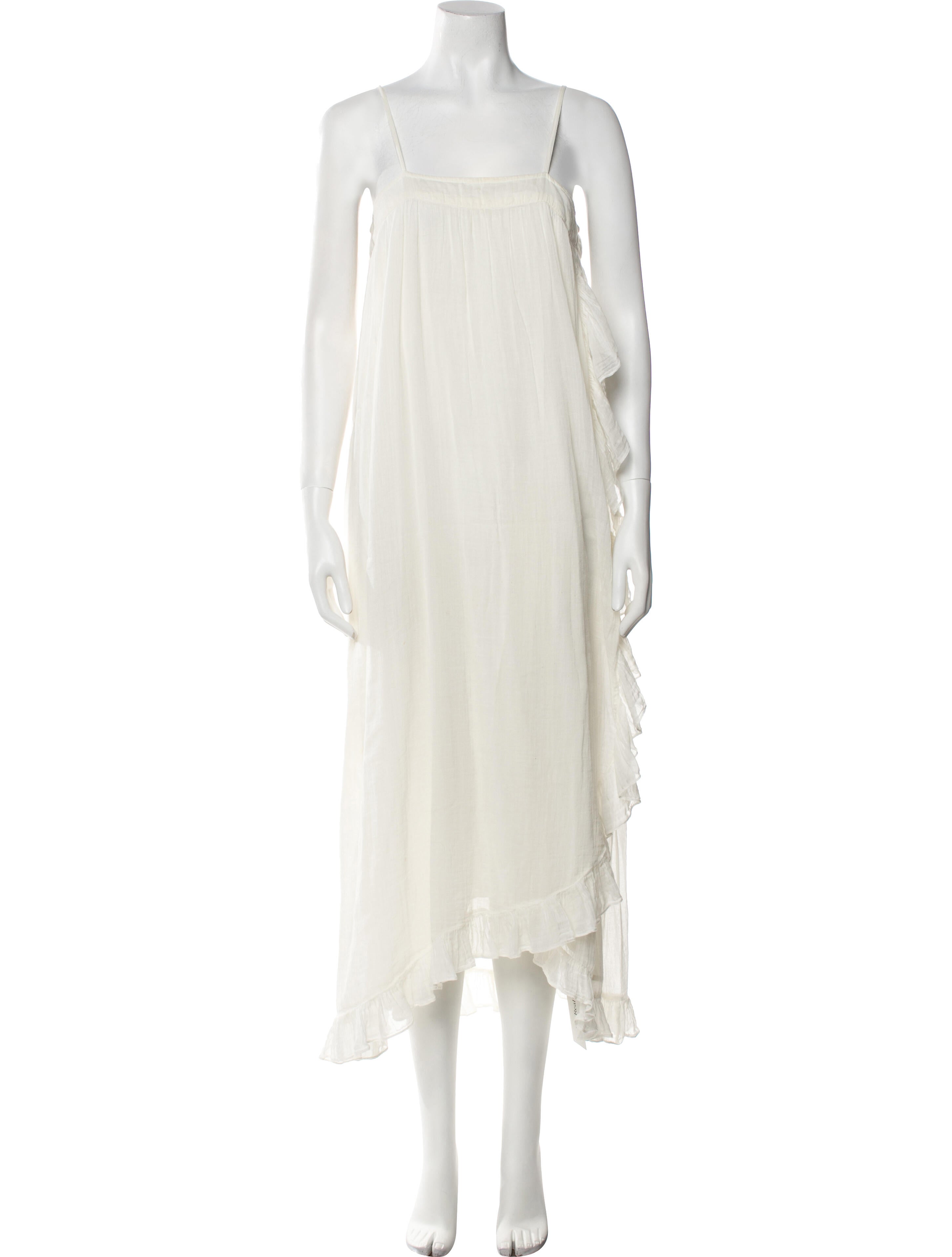 Mes Demoiselles Square Neckline Long Dress