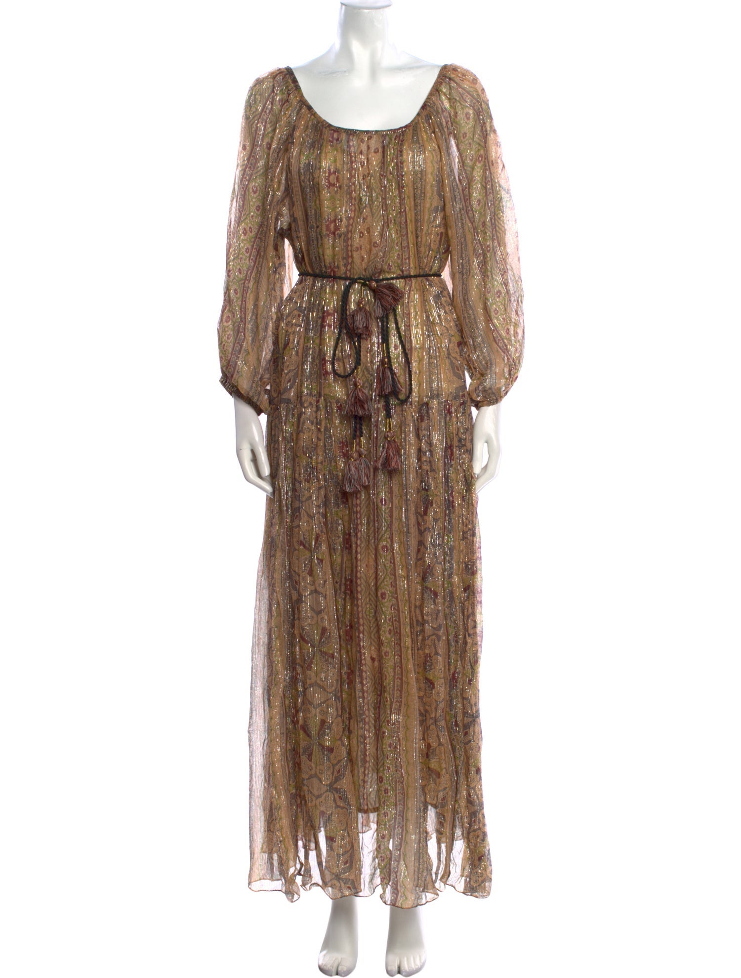 Mes Demoiselles Printed Long Dress