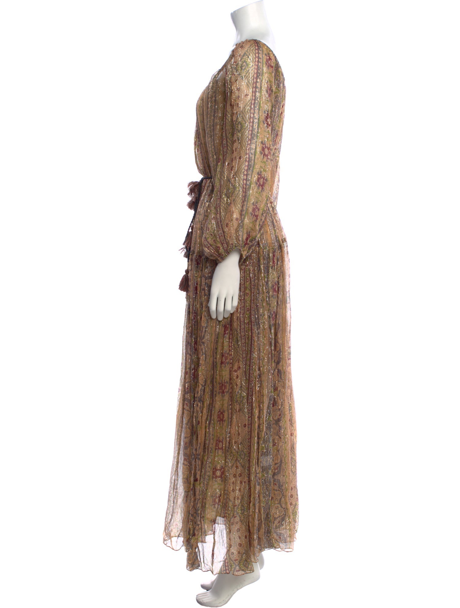 Mes Demoiselles Printed Long Dress