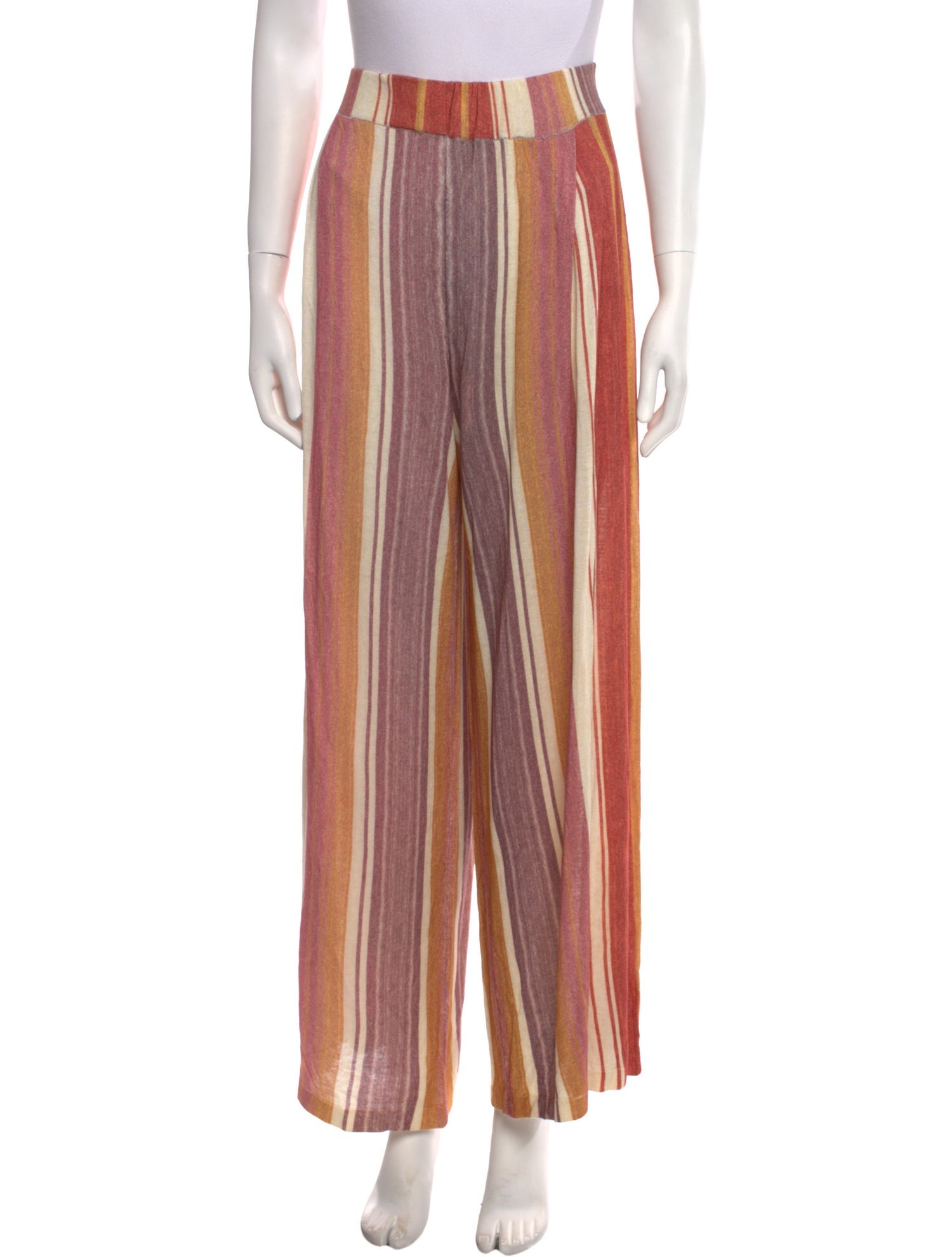 Mes Demoiselles Striped Wide Leg Pants w/ Tags