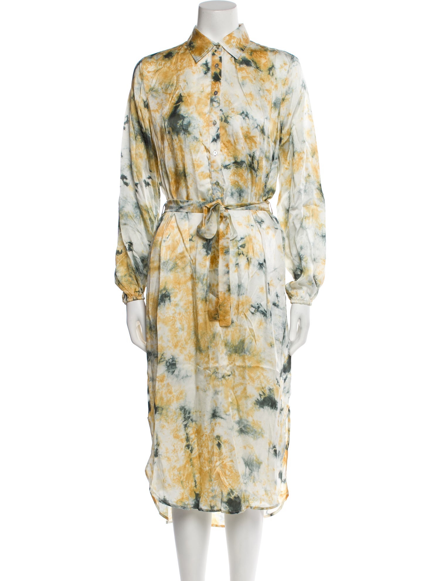Mes Demoiselles Tie-Dye Print Long Dress