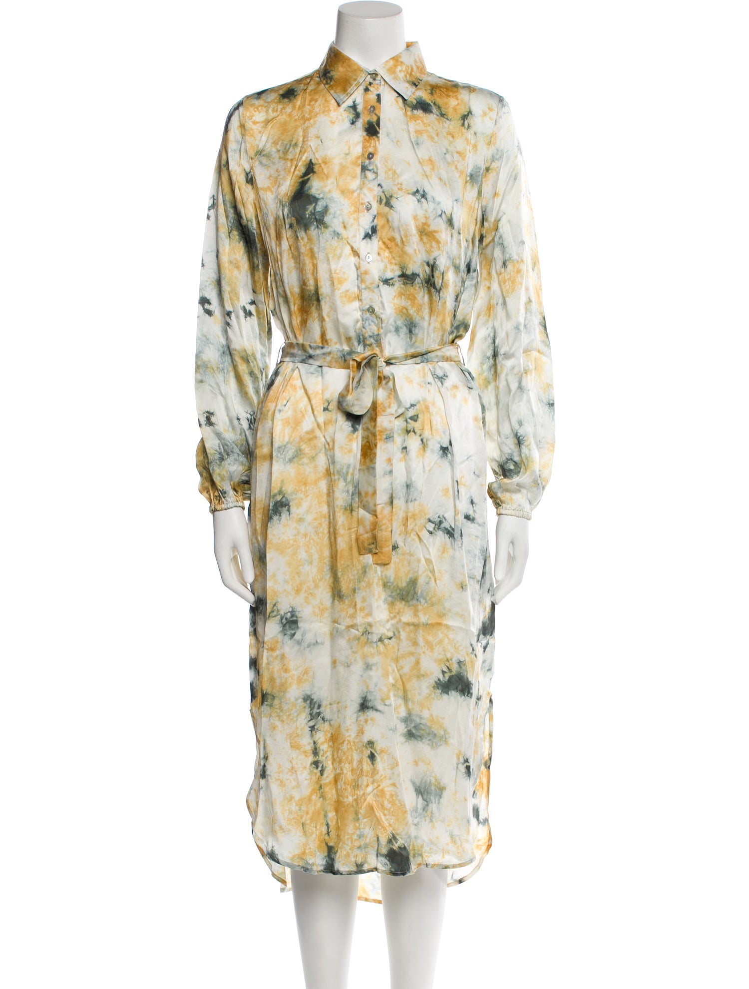 Mes Demoiselles Tie-Dye Print Long Dress