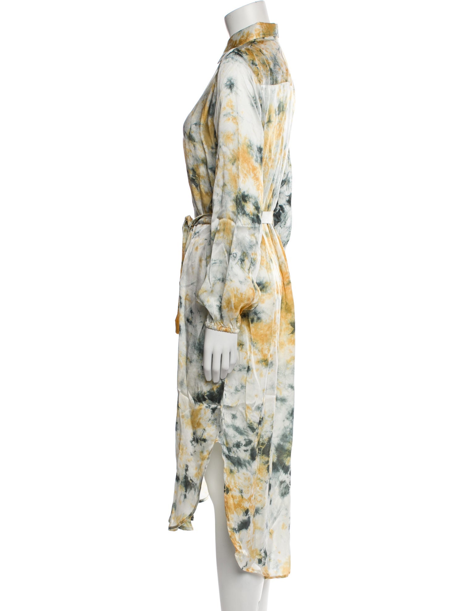 Mes Demoiselles Tie-Dye Print Long Dress