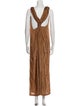 Mes Demoiselles Silk Striped Jumpsuit