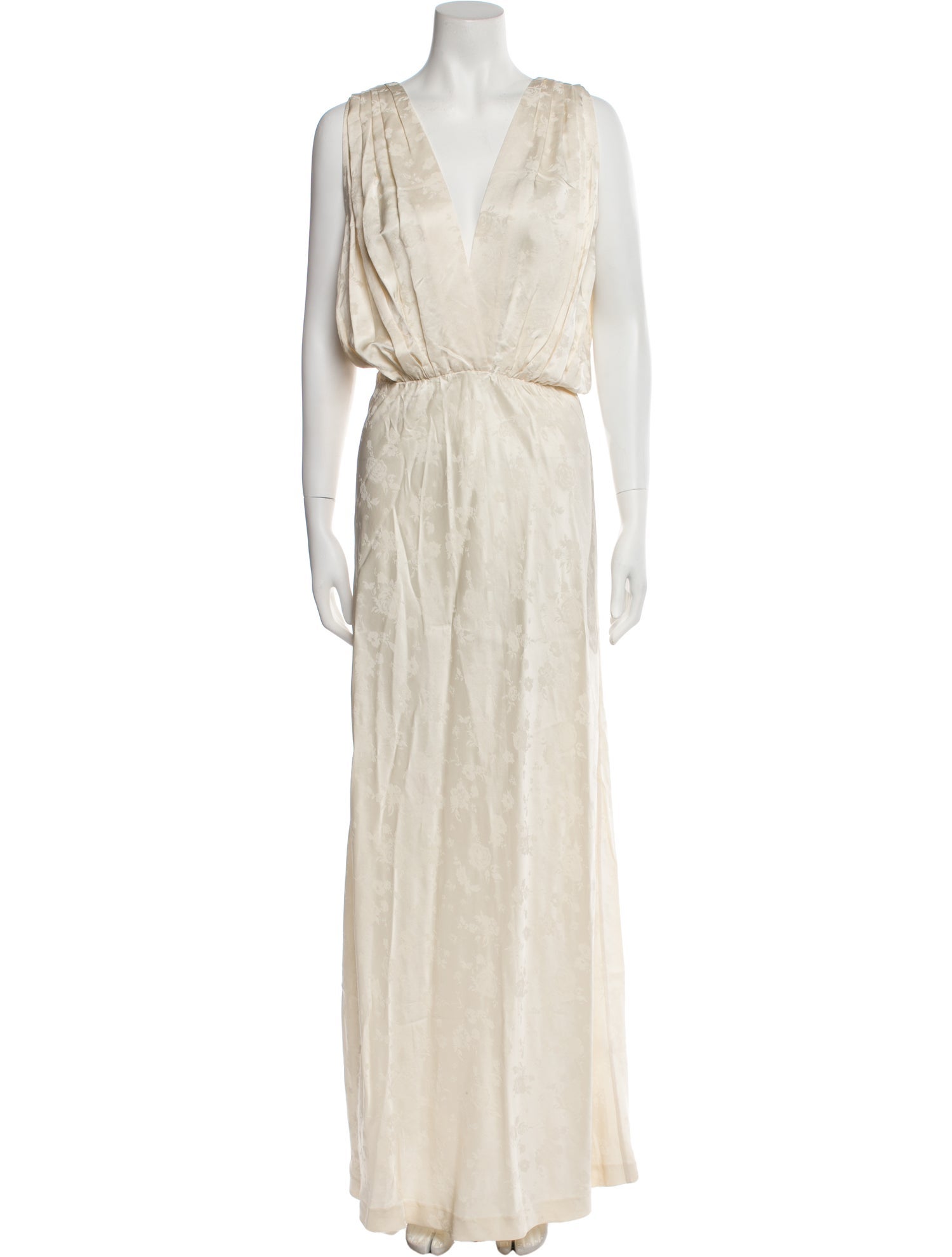 Mes Demoiselles V-Neck Long Dress