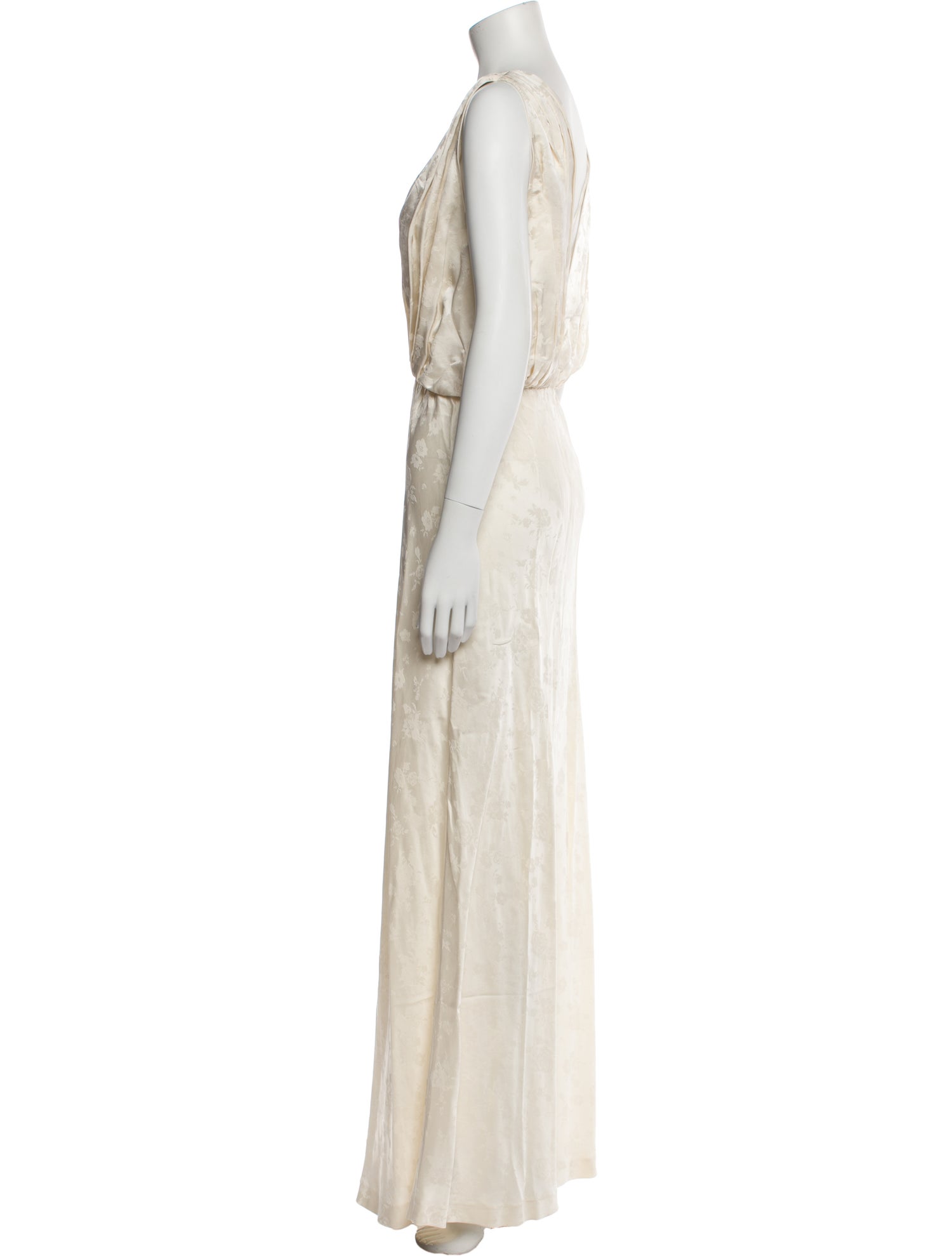 Mes Demoiselles V-Neck Long Dress