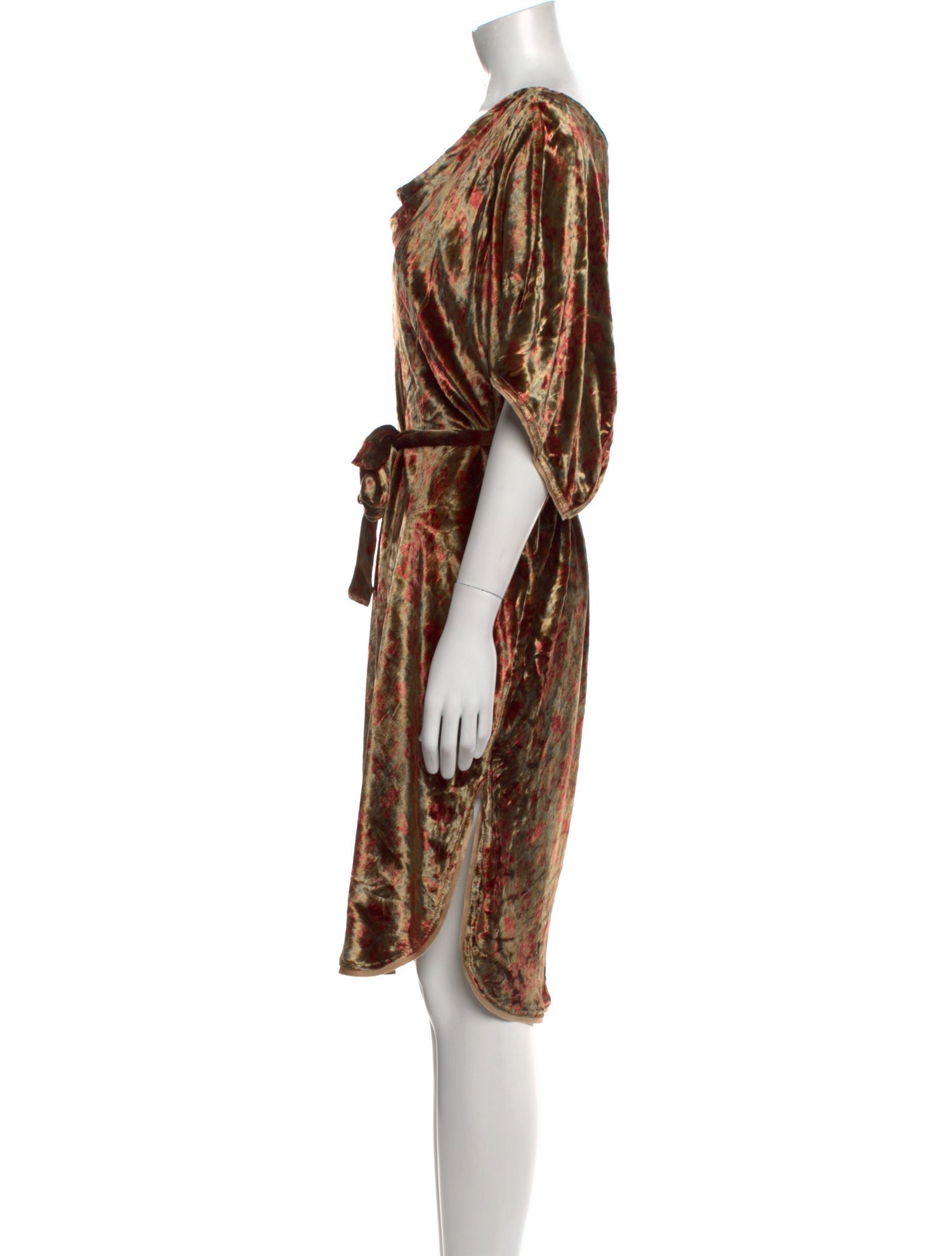 Mes Demoiselles Printed Knee-Length Dress w/ Tags