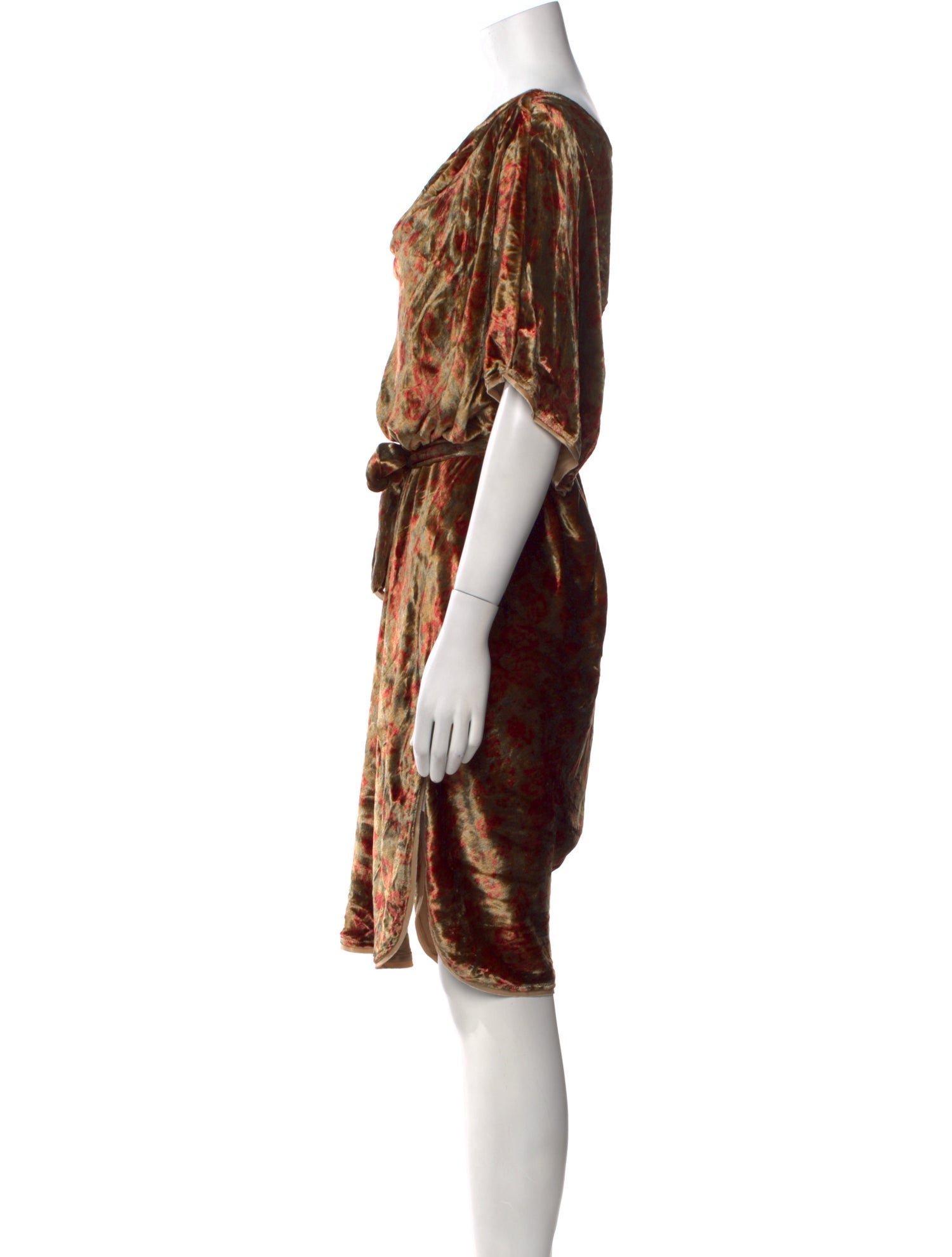 Mes Demoiselles Printed Knee-Length Dress w/ Tags