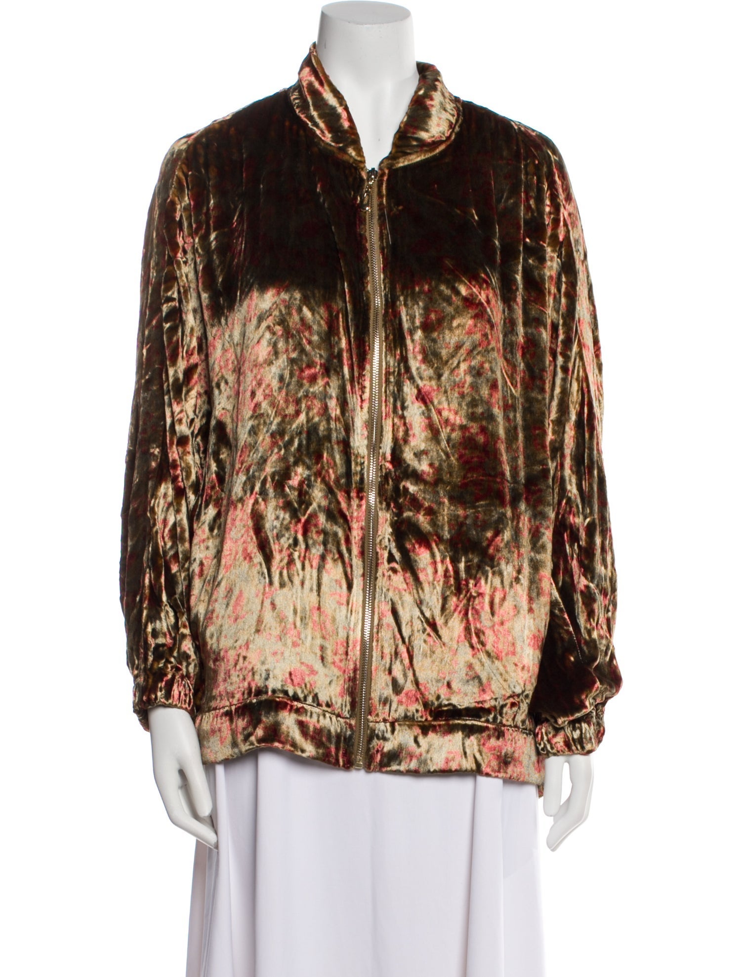 Mes Demoiselles Printed Bomber Jacket w/ Tags
