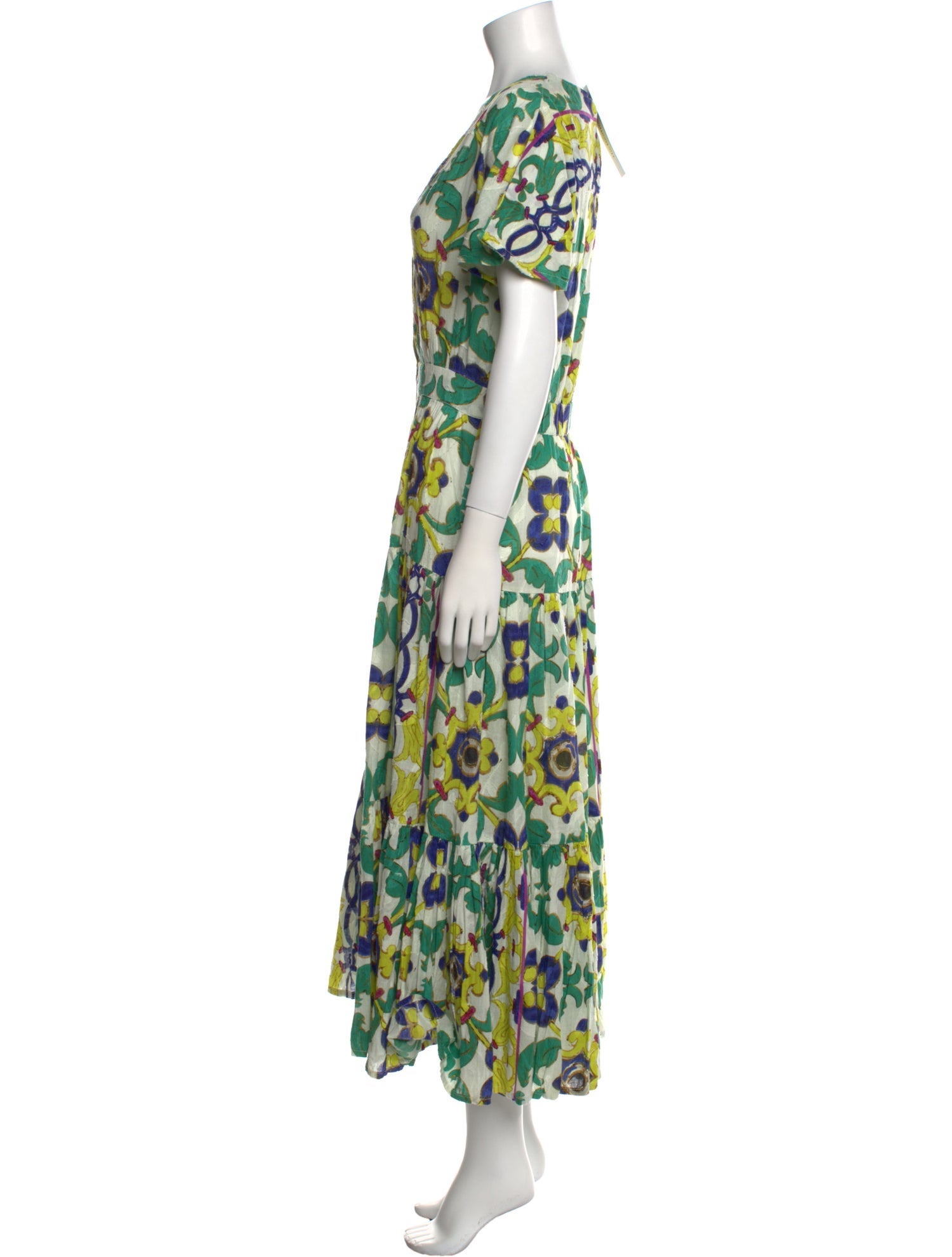 Mes Demoiselles Printed Long Dress w/ Tags
