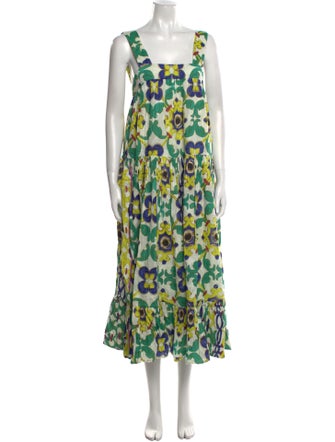 Mes Demoiselles Printed Long Dress w/ Tags