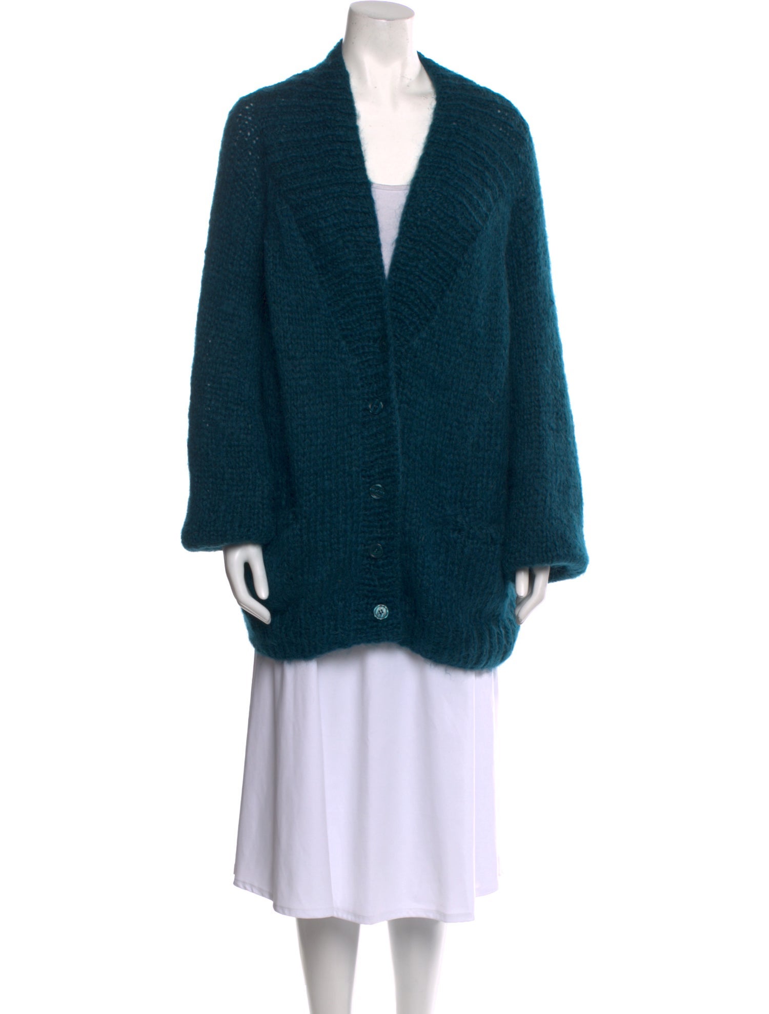 Mes Demoiselles Mohair V-Neck Sweater