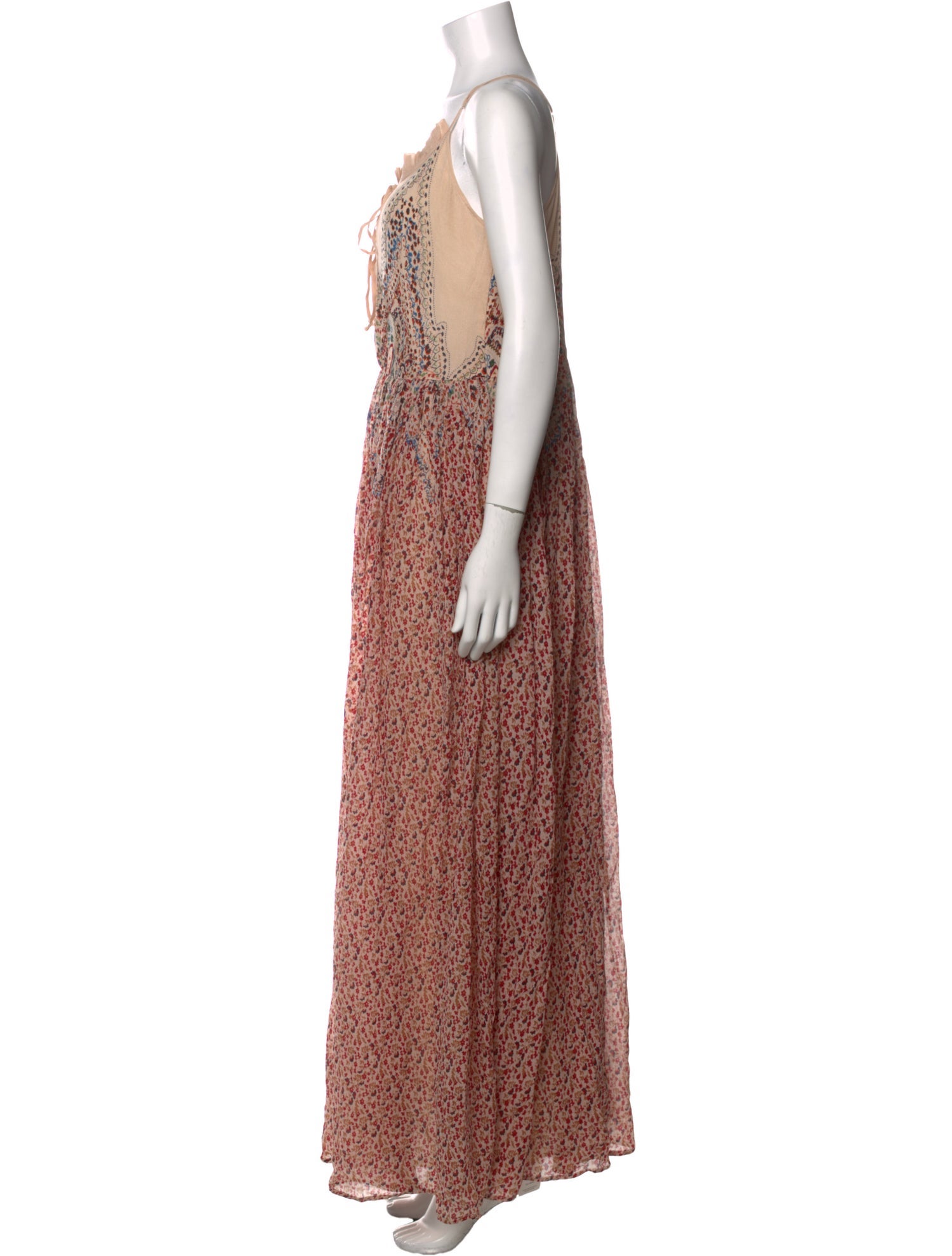 Mes Demoiselles Silk Long Dress