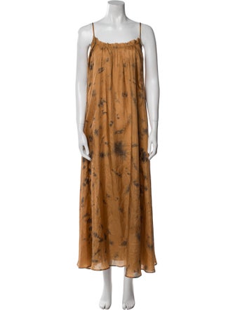 Mes Demoiselles Silk Long Dress