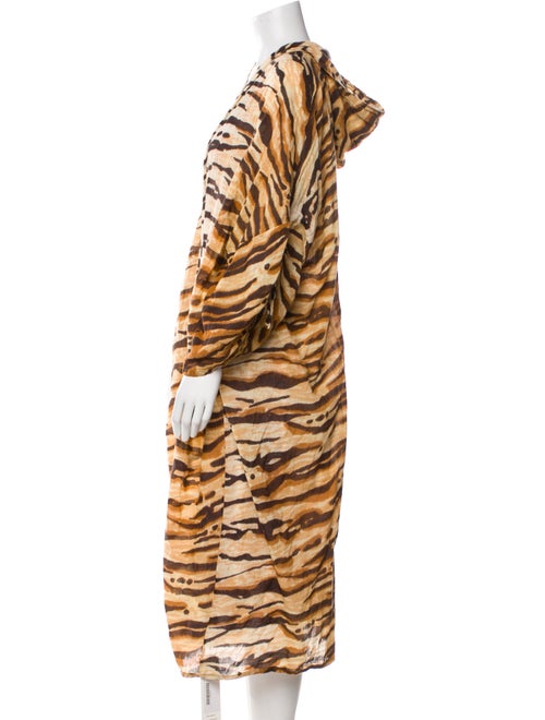Mes Demoiselles Animal Print Faux Fur Coat