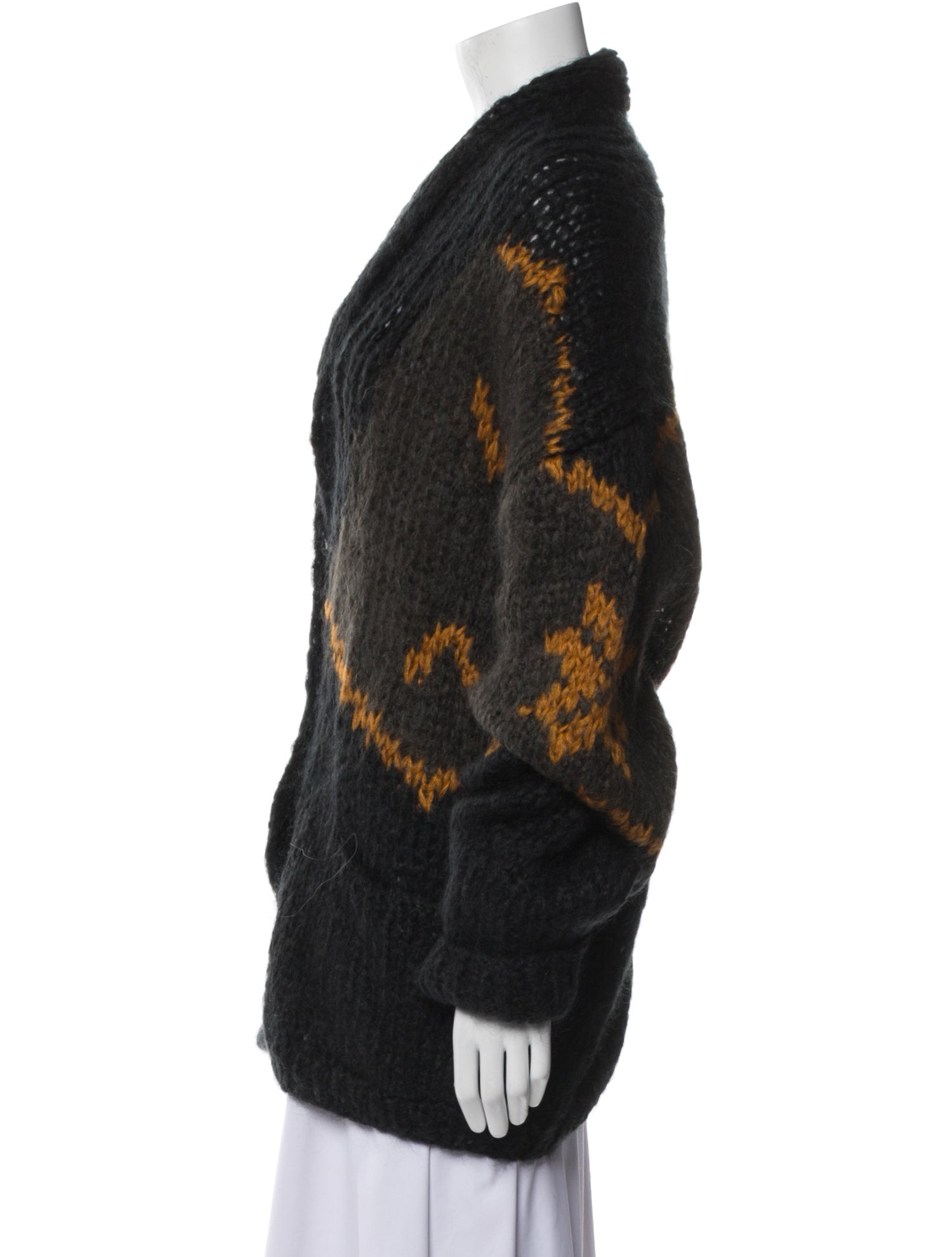 Mes Demoiselles Mohair Printed Sweater